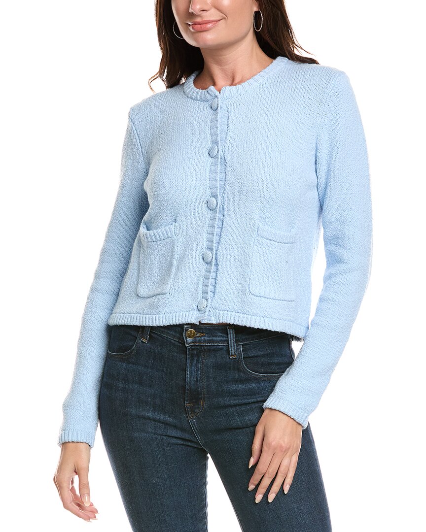 Michael Stars Opaline Cardigan In Blue