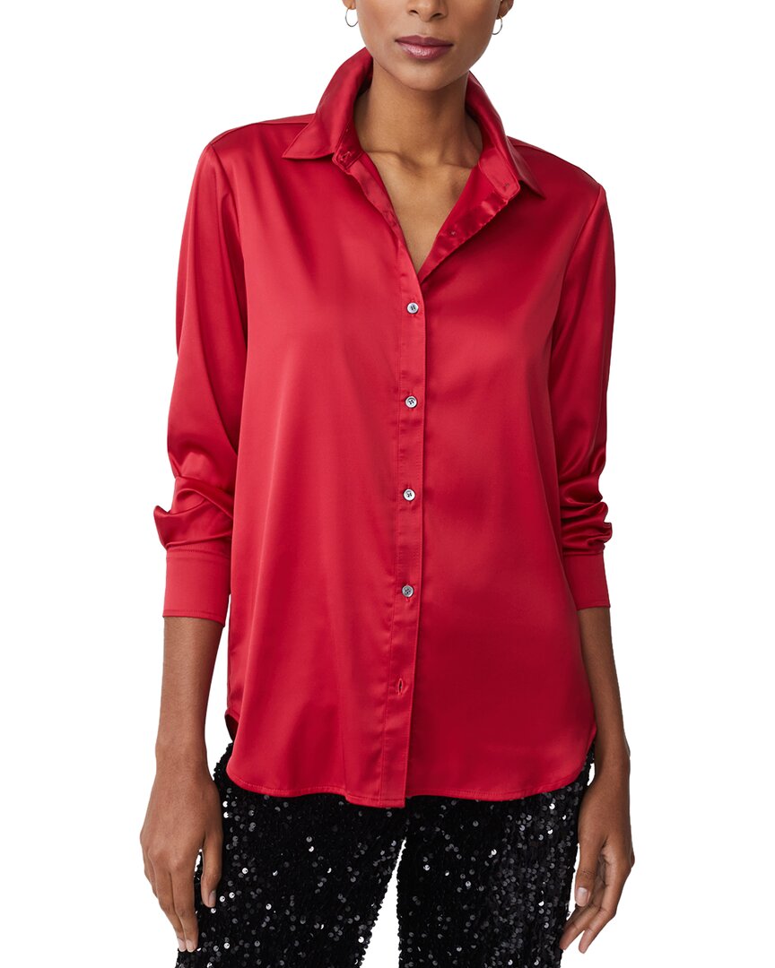 J.mclaughlin Denver Blouse In Red