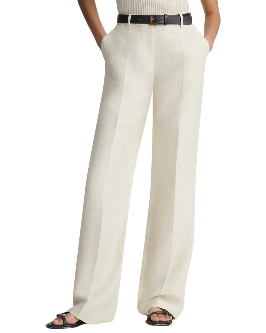 Lafayette 148 New York Gates Full Leg Pant In Gray