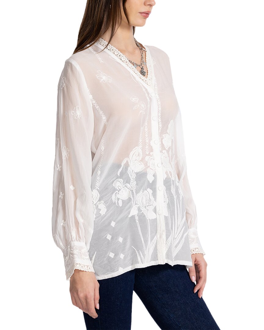 Johnny Was De Vries Tunic In White