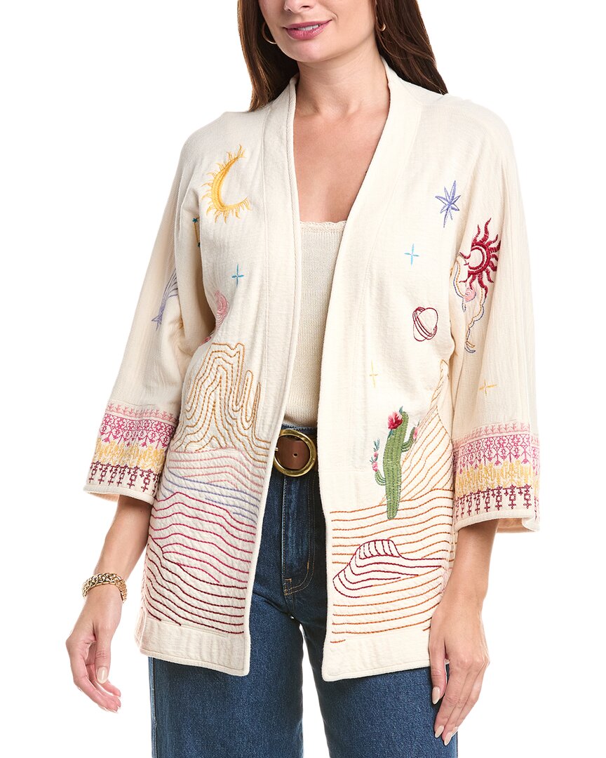 Johnny Was Biya Short Kimono In Multi