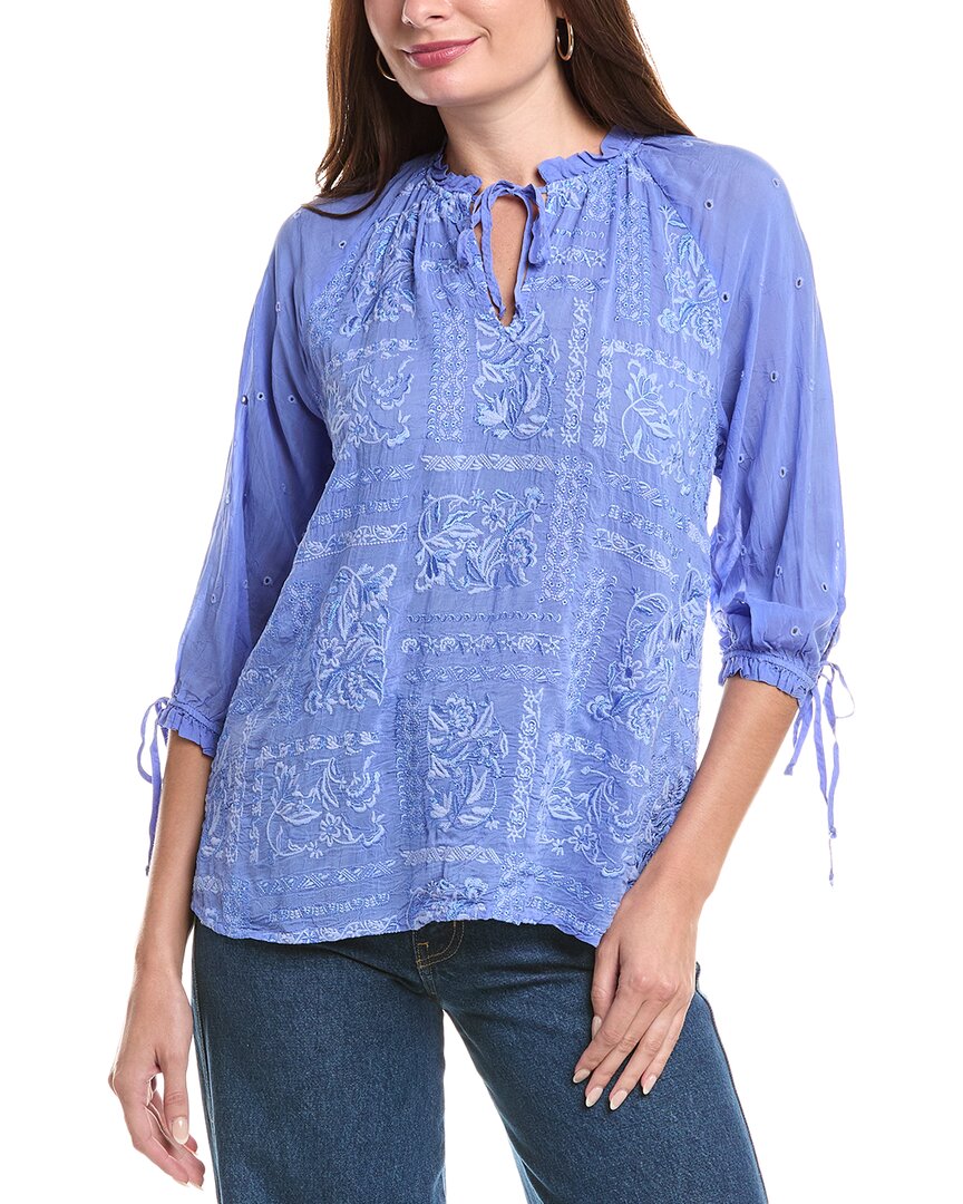 Johnny Was Yiprianne Blouse In Purple
