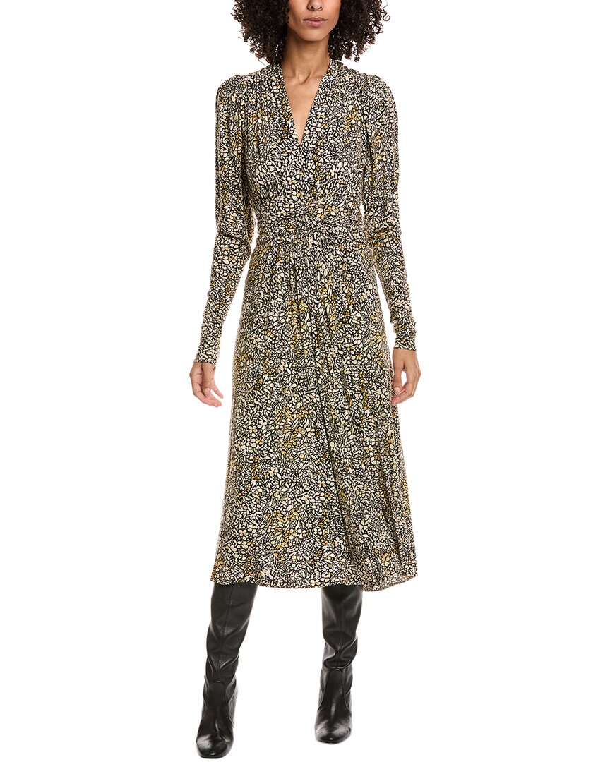 Ba&sh Seven Midi Dress In Multi