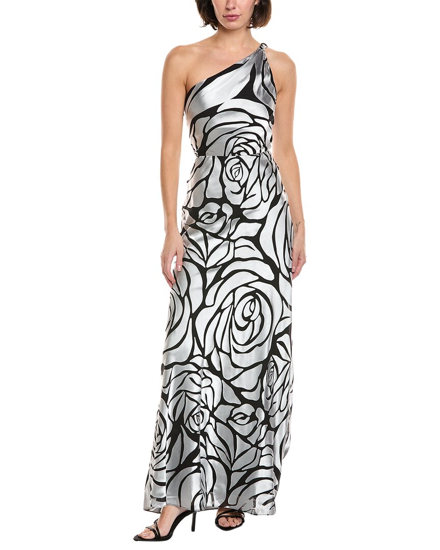 Milly Isley Chiffon Maxi Dress In Multi