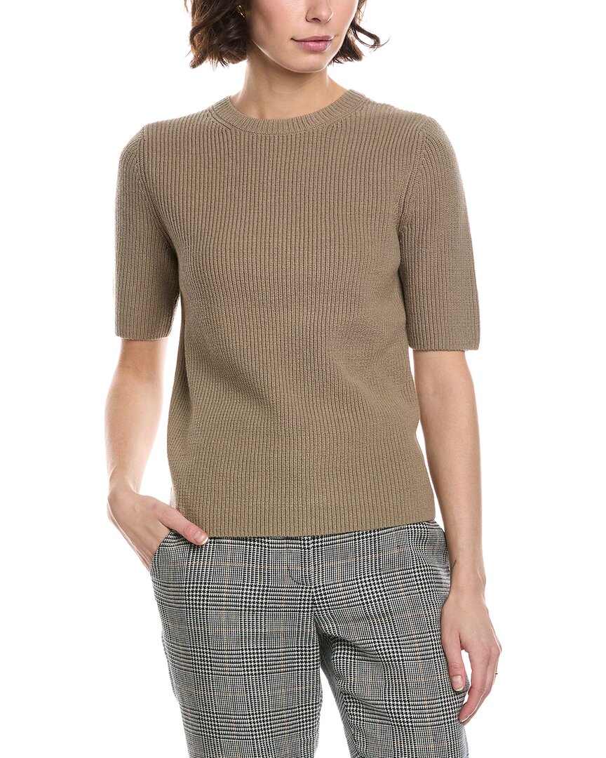Vince Rib Sweater In 397moo-moon Moss