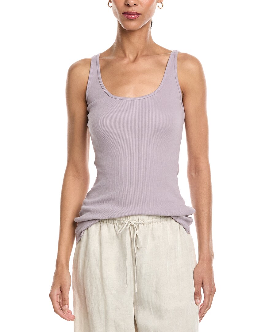 James Perse Daily Tank In Purple