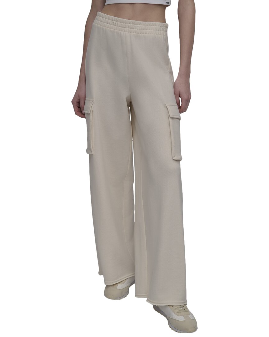 Dkny Cargo Wide Leg Pant In Brown