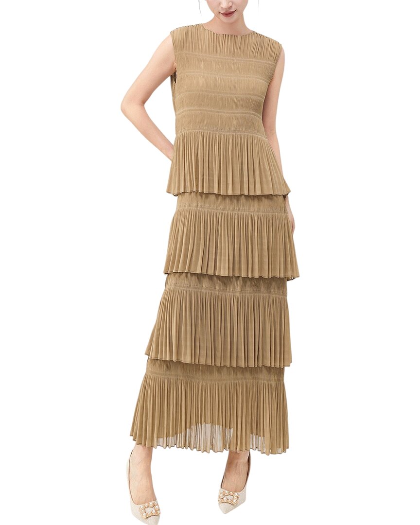 Linda Charm Maxi Dress In Brown