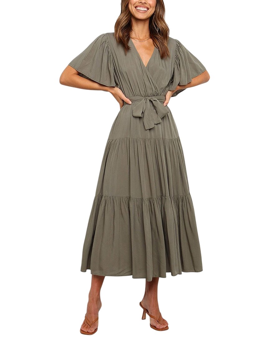 Leon Gori Midi Dress In Gray