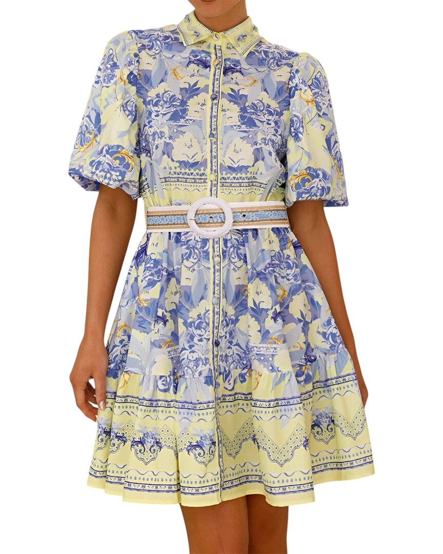 Teodora Mini Dress In Blue