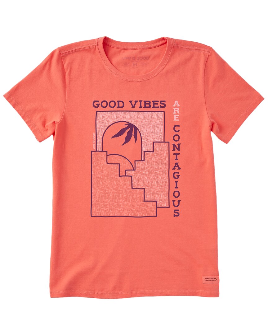Life Is Good ® Crusher T-shirt In Pink