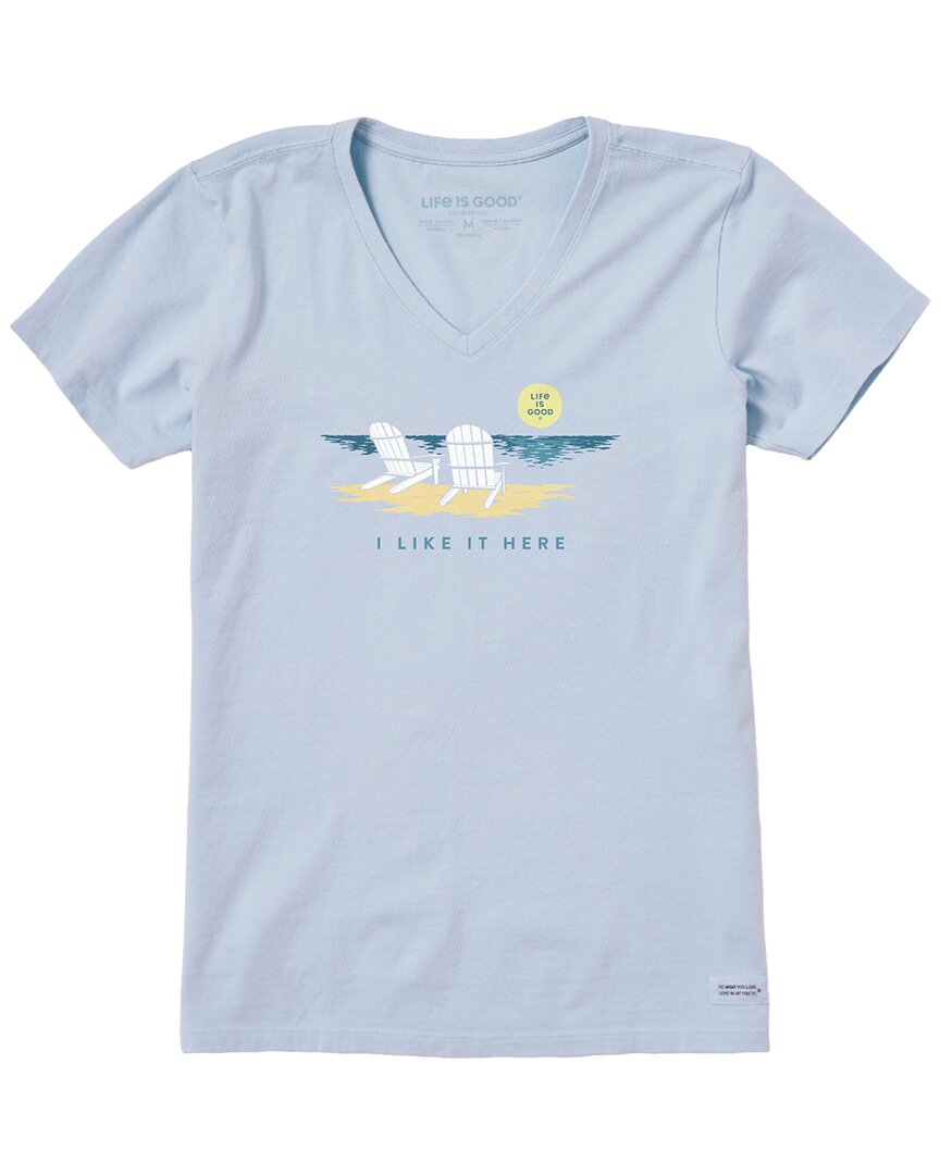 Life Is Good ® Crusher Lite T-shirt In Blue