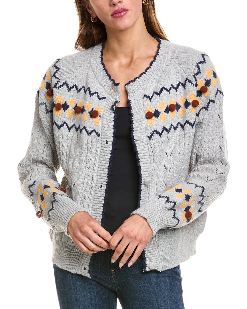 Colette Rose Cardigan In Multi