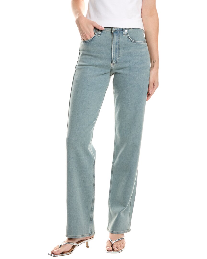 Rag & Bone Shannon Light Wash Relaxed Straight Jean In Blue