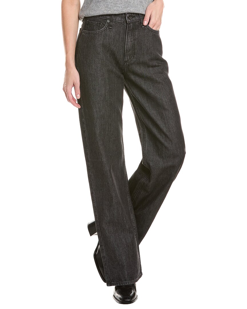 Rag & Bone Shannon Ultra Stretch Washed Black High-rise Jean In Blue