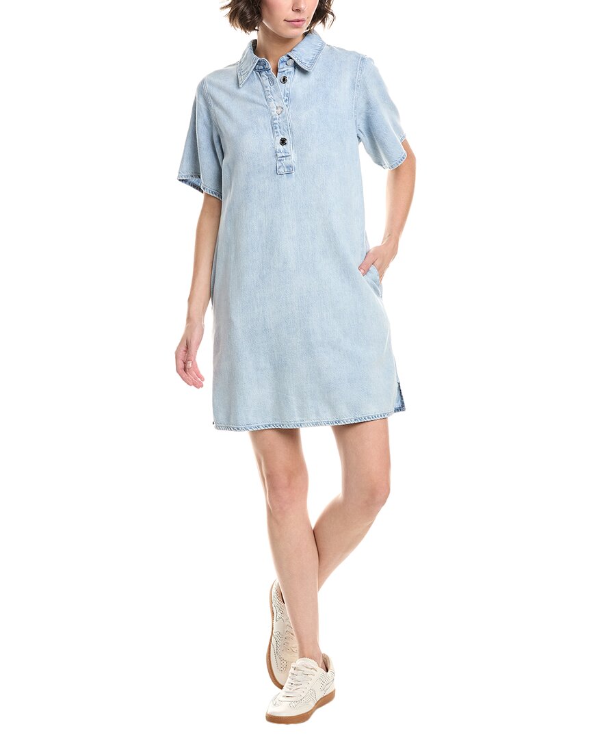 Rag & Bone Blue Ultra Featherweight Jocelyn Denim Minidress In Blue