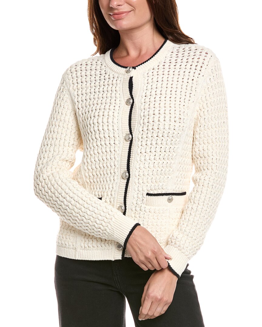 Rag & Bone Daria Cardigan In White