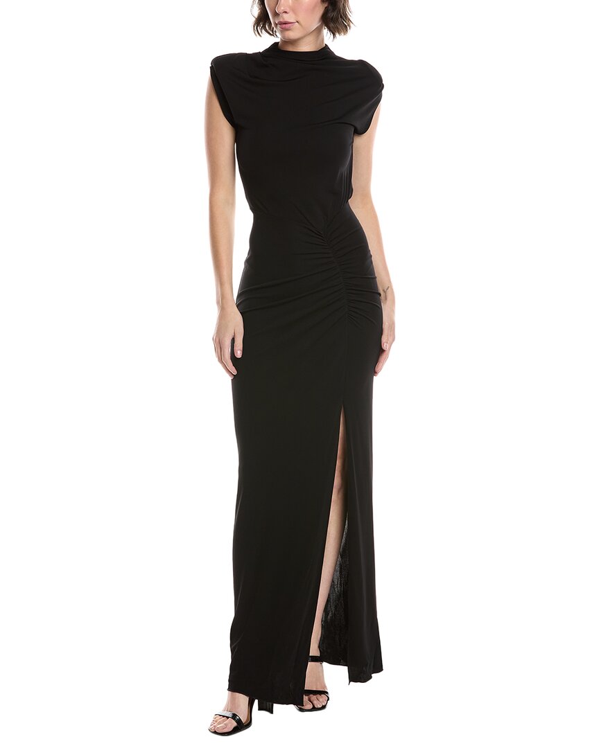 Diane Von Furstenberg Apollo Jersey Maxi Dress In Black