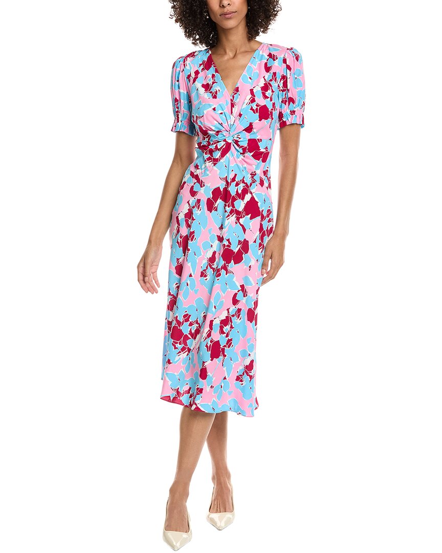Diane Von Furstenberg Abana Midi Dress In Multi