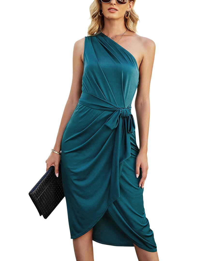 Luna Tuccini Midi Dress In Green
