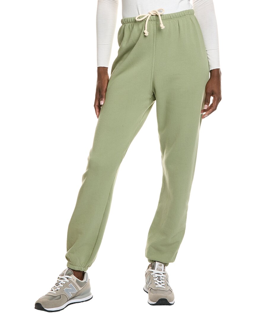 Perfectwhitetee Fleece Easy Sweatpant In Green