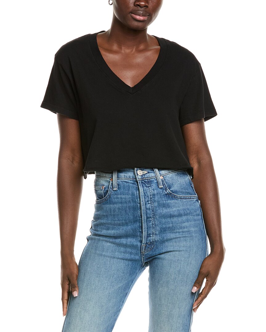 Perfectwhitetee Cropped T-shirt In Black