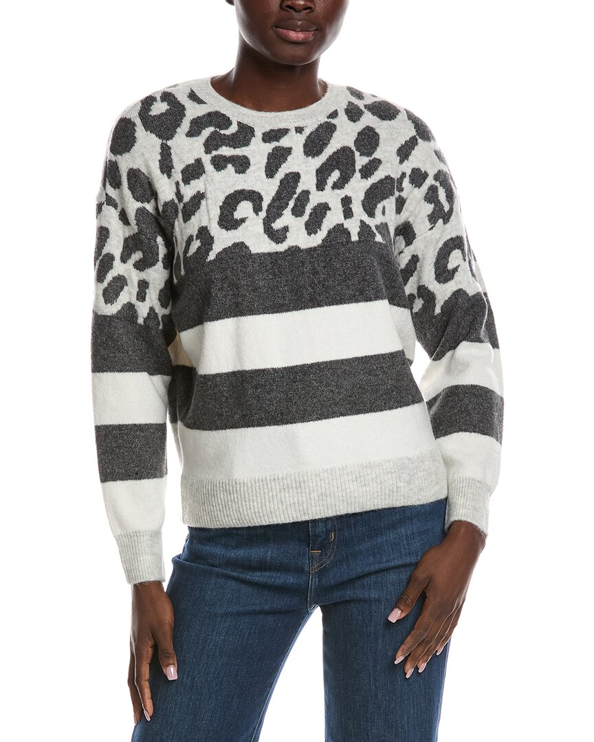 Vince Camuto Striped Sweater In Multi