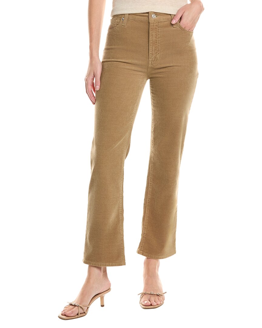 Frame Denim Le Sleek Straight Corduroy Light Beige Jean In Brown