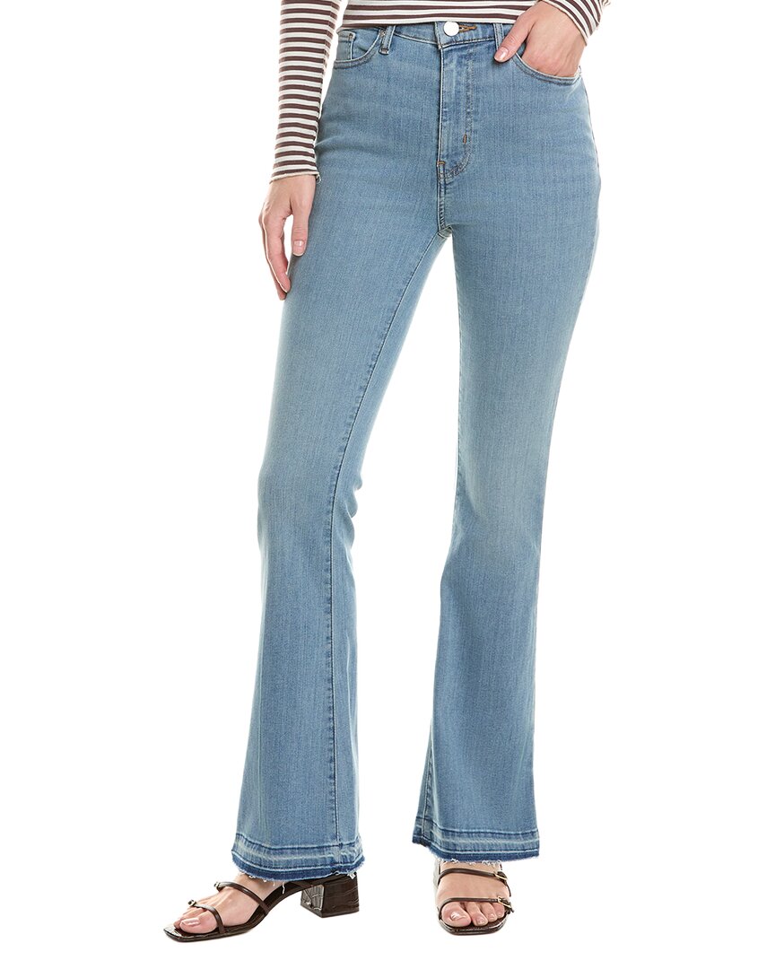 Frame Denim Le Easy Flare Quirky Released Hem Jean In Blue