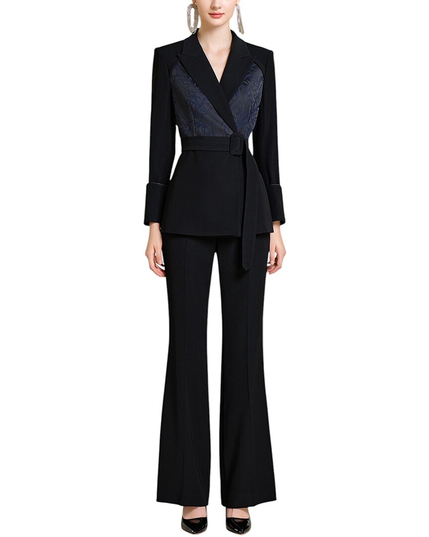 Esea 2pc Blazer & Pant Set In Blue