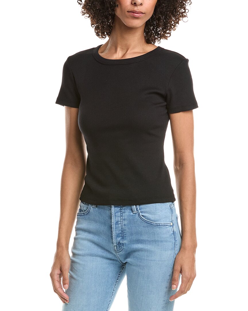 Michael Stars Rico T-shirt In Black