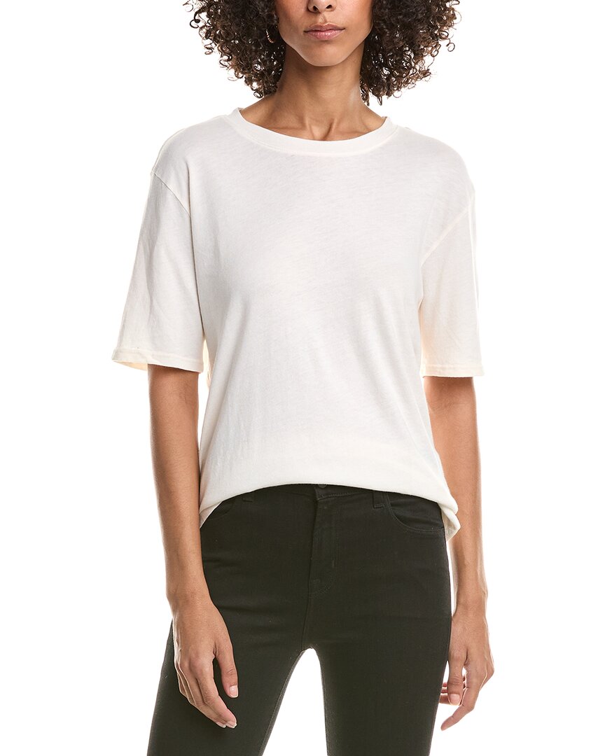 Michael Stars Lauren Relaxed Fit Easy T-shirt In White