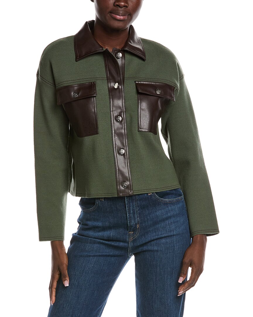 Nanette Lepore Cardigan In Green