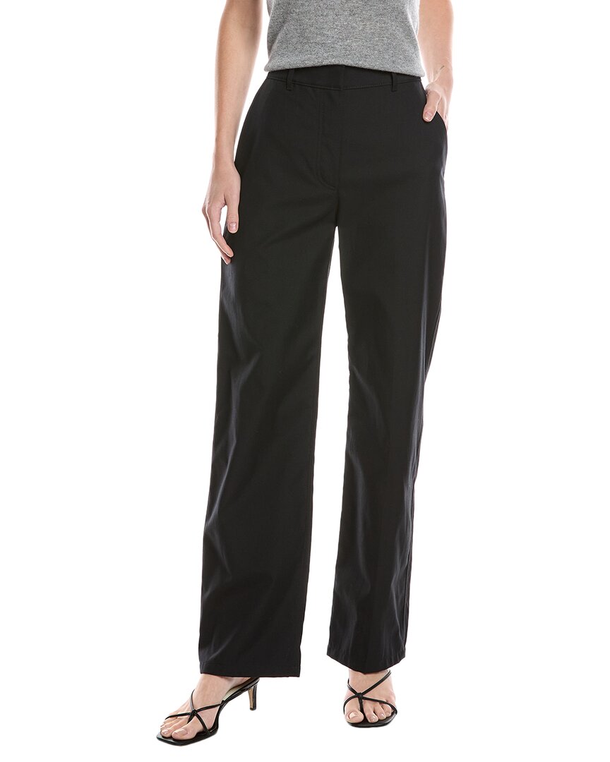 Theory Wool-blend Pant In Black