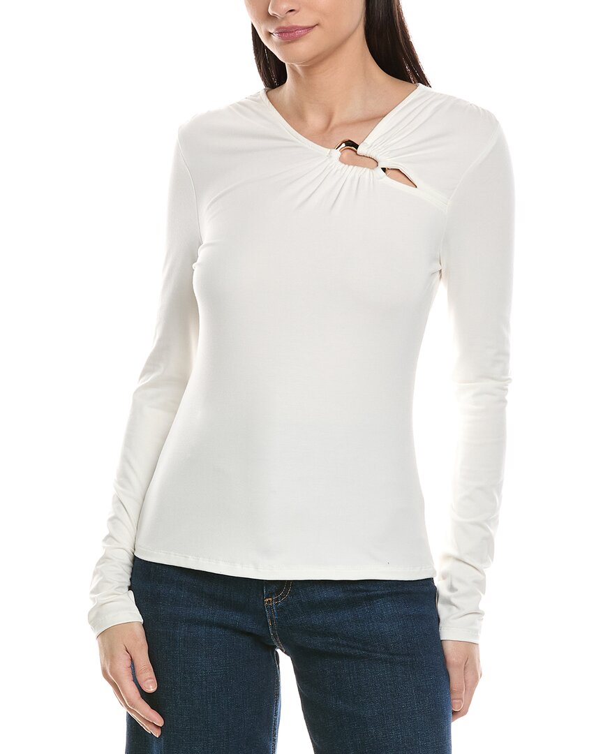 Ariella Asymmetric Top In White