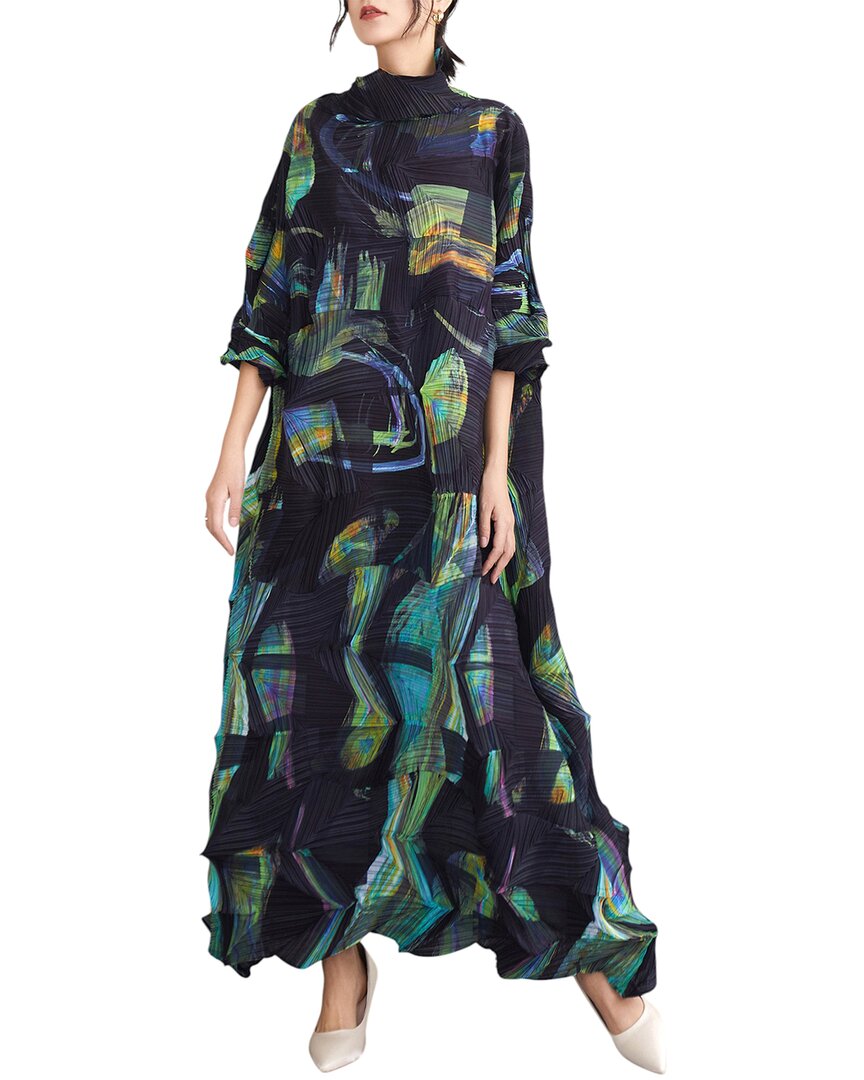 Adele Berto Maxi Dress In Multi