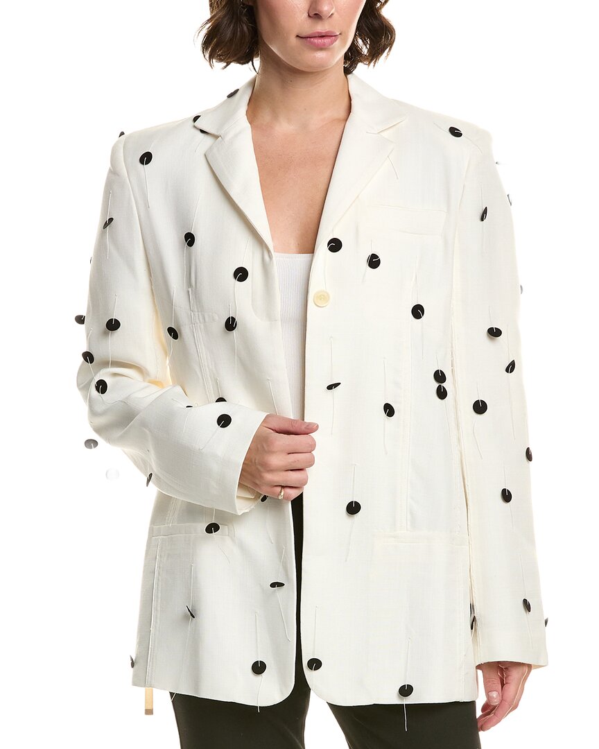 Jacquemus La Veste Brodee Blazer In Multi