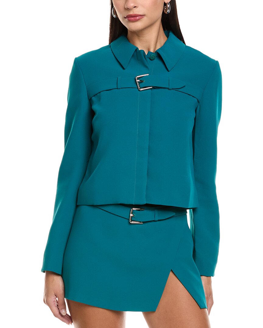 Amanda Uprichard Helsa Jacket In Blue