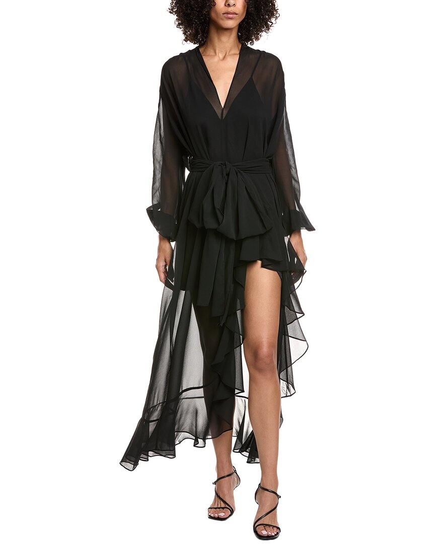 Amanda Uprichard Calliope Maxi Dress In Black