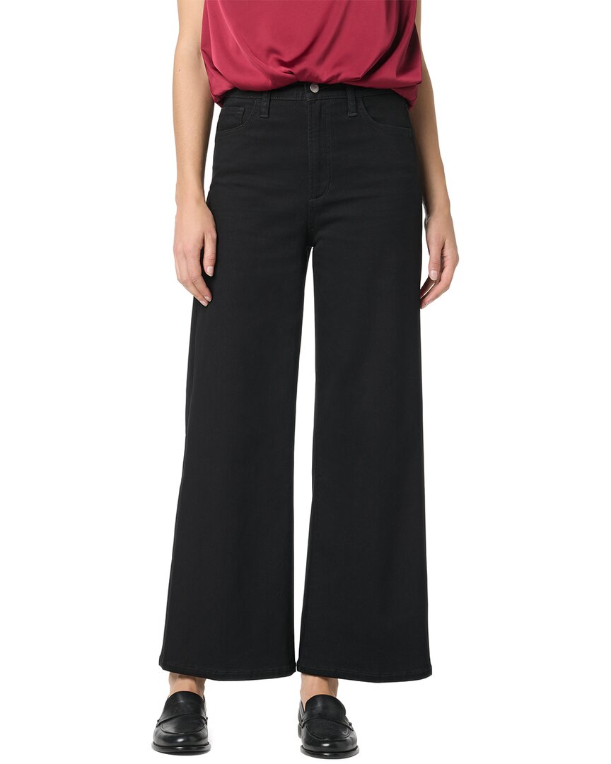 Joe's Jeans Wide Leg Freesia Ankle Jean In Black