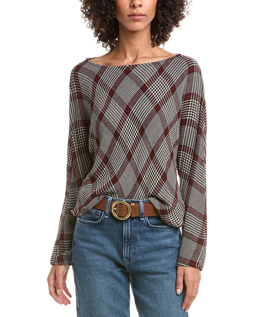 Bella Dahl Bias Dolman Sleeve Top In Brown
