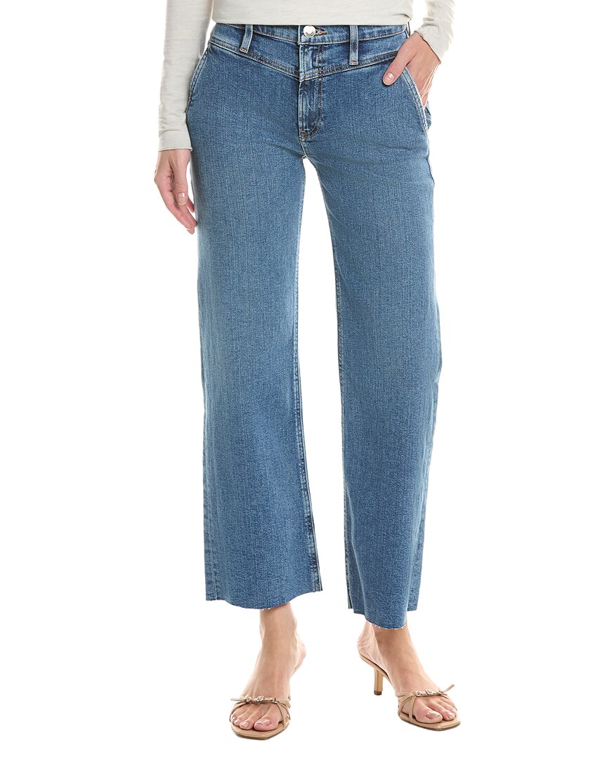 Hudson Jeans Rosie High-rise Yoke Barcelona Wide Leg Ankle Jean In Blue