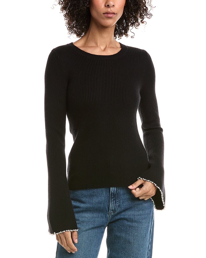 Splendid Farah Wool-blend Sweater In Black