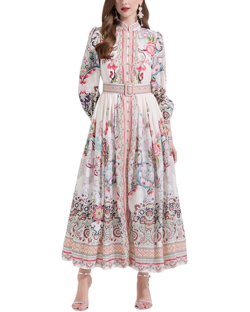Elaine Midi Dress In Multi