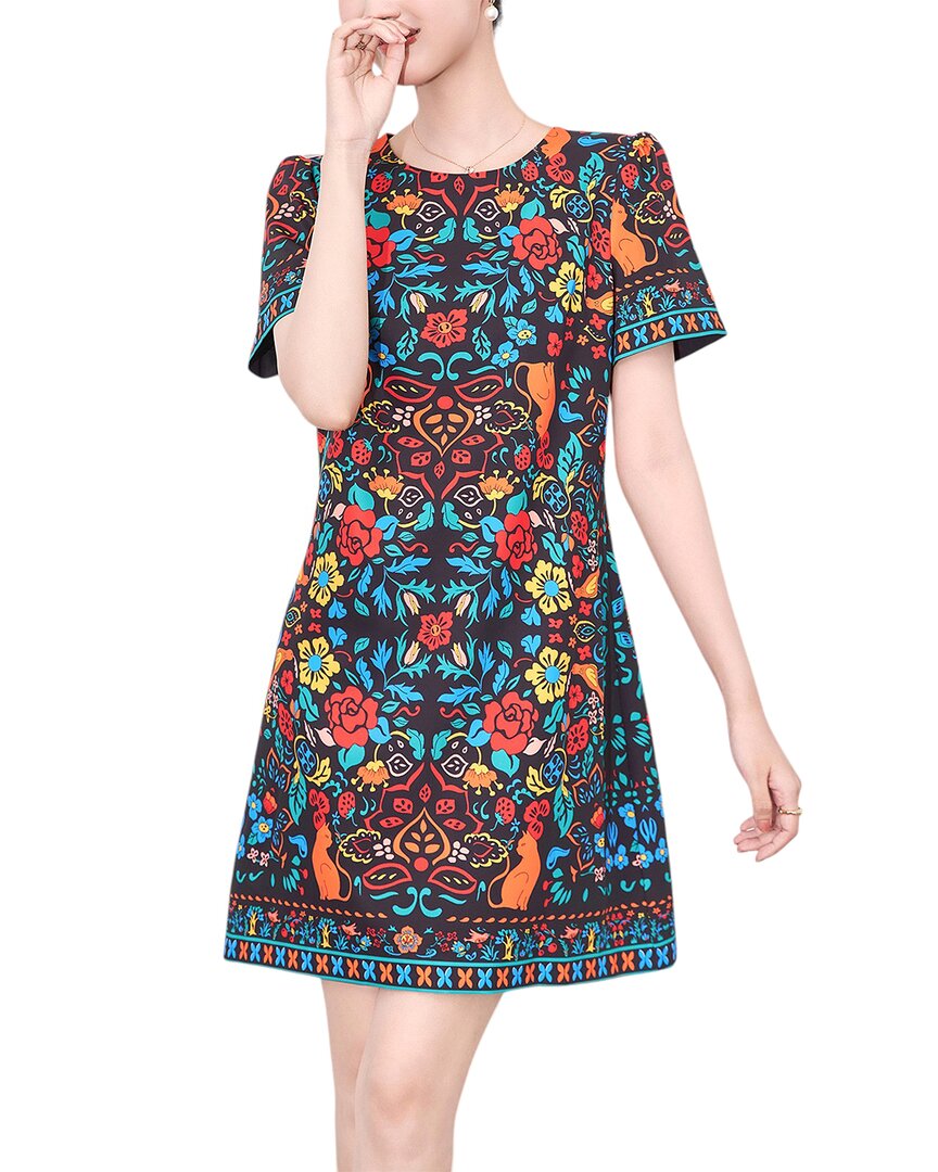 Monique Lagarde Mini Dress In Multi
