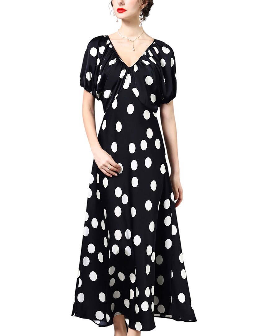 Anette Midi Dress In Black