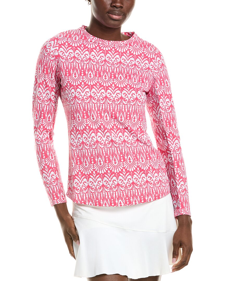 Ibkul Mock Neck Top In White