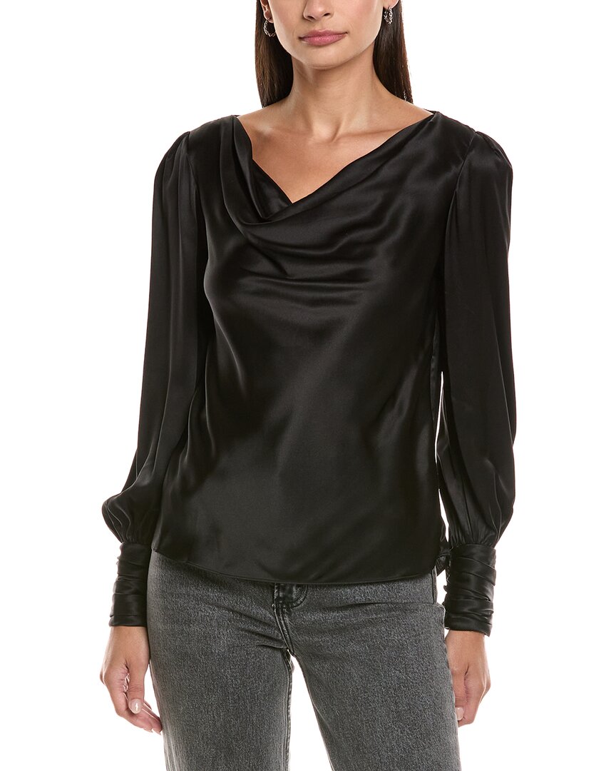 Tyler Boe Tyler Böe Olivia Silk Top In Black