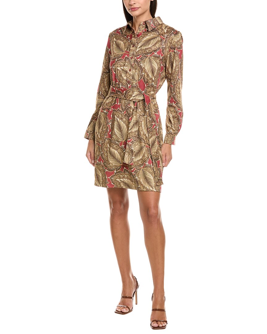 Tyler Boe Tyler Böe Ziva Microsuede Shirtdress In Brown