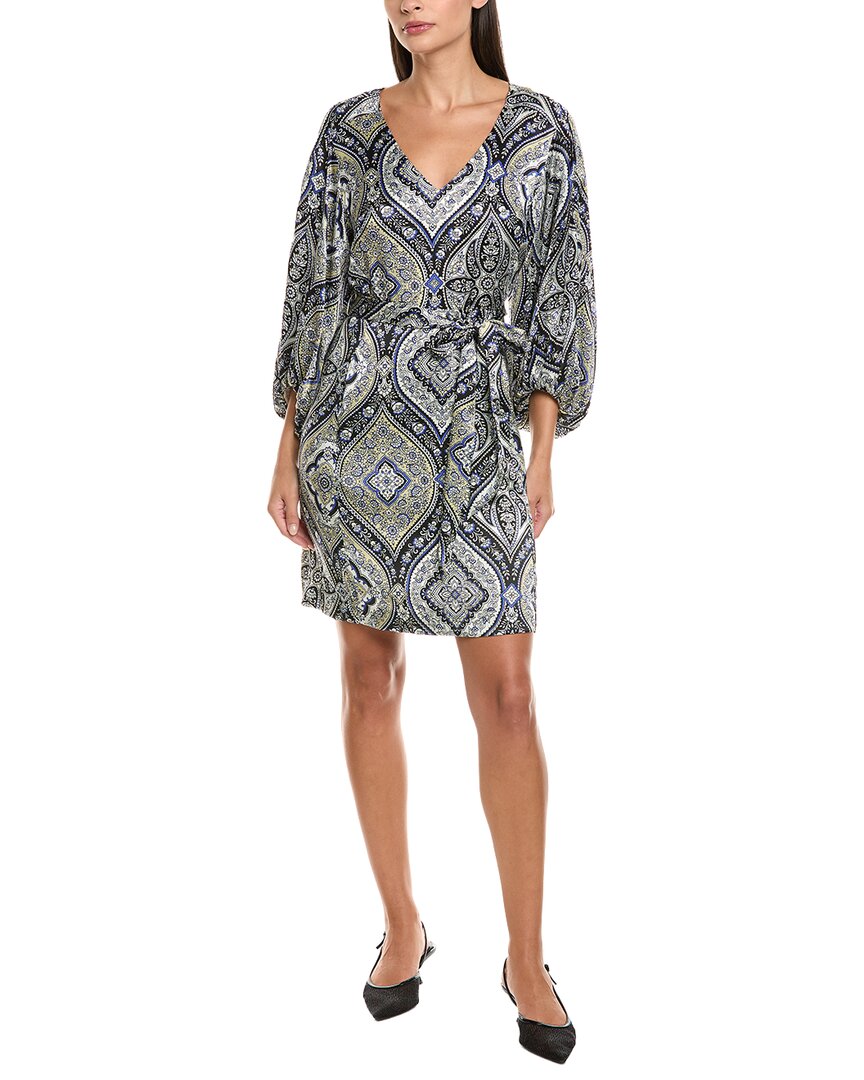 Tyler Boe Tyler Böe Val Silk Mini Dress In Gray